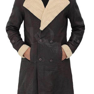 Gabardina de Cuero para Hombre, Estilo Contemporáneo, Corte Largo, Material Premium, Perfecta para el Uso Diario en Invierno - Product Image 5