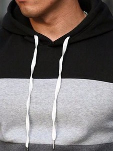 <b>Men</b> Winter Solid Casual Hoodies 100% Cotton Custom Logo & Design High Quality <b>Pullover</b> - Product Image 2