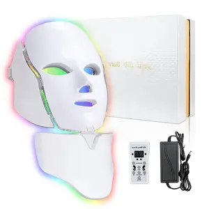 Neuzugang Schönheitspflege-Gerät bunt 7 in 1 Led-Gesichtsmaske Therapie Gesichtsmaske Hautpflege-Massagegerät zu besten Preisen