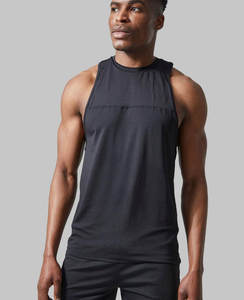 Bajo MOQ camiseta sin mangas en blanco liso levantamiento de pesas hombres deportes gimnasio correr camiseta uniforme transpirable algodón camisetas sin mangas - Product Image 4