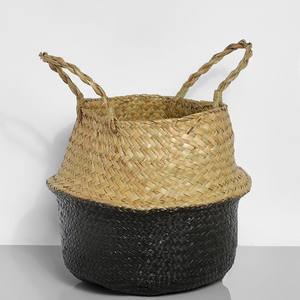 Eco-friendly sea grass <b>basket</b> best seller seagrass <b>belly</b> <b>baskets</b> for bedroom bathroom storage - Product Image 1