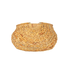 Handwoven <b>Eco</b>-Friendly Water Hyacinth Fruit and <b>Egg</b> Basket Harvest Fresh <b>Egg</b> with Handles Storage Baskets From Vietnam - Product Image 4