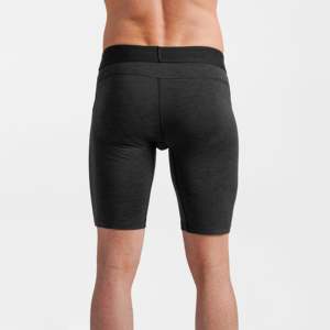 Shorts de compression ajustés Elite (charbon) XXS avec logo personnalisé, taille élastique, en polyester et élasthanne, tissé, motif uni - Product Image 2