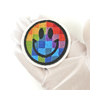 Patch brodé thermocollant carré style timbre vintage pour vêtements, sacs et chapeaux - Product Image 6