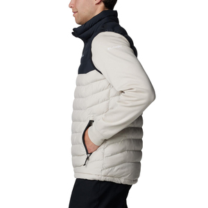 Gilet sans manches coupe-vent d'hiver pour homme, logo personnalisé, fermeture éclair, imperméable, gilet matelassé tendance - Product Image 4