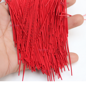Gros fil de lingot français en cuivre rouge massif pour l'artisanat de broderie compétence de fondation en tissu métallique lisse pour la couture - Product Image 3