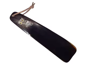 เชือกผูกรองเท้าคลาสสิกดีไซน์แท่งฮอร์นธรรมชาติพร้อมเส้นโค้งที่อ่อนโยนเหมาะสำหรับผู้สูงอายุทั้งชายและหญิงราคาไม่แพงและทนทาน" - Product Image 5