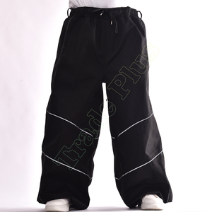 Pantalones de esquí Unisex personalizables con cierre de cremallera impermeables holgados Cargo pantalones de nieve ropa de calle de gran tamaño diseño de pierna ancha para hombres y mujeres - Product Image 1