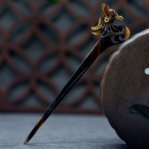 ACCESSOIRES DE CHEVEUX EN CORNE DE BUFFLE POLI CONÇUS Fourchette À Cheveux Bâton Barrettes Clips pour Bijoux Matiss Coiffure - Product Image 3