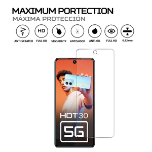 ฟิล์มกันรอยหน้าจอ ANTISHOCK สำหรับอินฟินิกซ์ ฮอต 30 5G ฝาครอบโทรศัพท์ระดับพรีเมียมเพื่อปกป้องจอแสดงผลของอุปกรณ์ของคุณ - Product Image 2