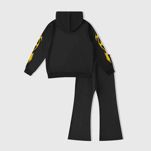 Ensemble de survêtement homme personnalisé vêtements de gym deux pièces tenue de jogging combinaison d'entraînement vêtements de sport vêtements de fitness course veste à glissière pantalon - Product Image 2