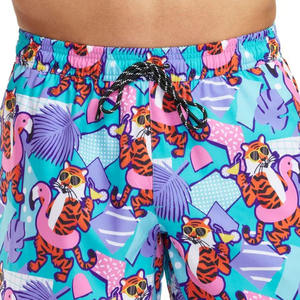 Shorts de Baño Personalizados para Hombre, 100% Poliéster Canvas, Ecológicos, Antiarrugas, Transpirables, de Secado Rápido, con Impresión Digital - Product Image 4