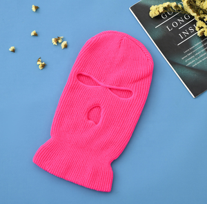 Pasamontañas de Esquí con Borlas Desgastadas, Personalizado con Logotipo Bordado, Protección Facial Completa, Cortavientos, Cálido para Invierno, para Ciclismo al Aire Libre - Product Image 2