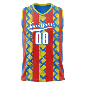 Camiseta de baloncesto juvenil personalizada para hombre, uniforme deportivo transpirable verde con camiseta sin mangas de entrenamiento impresa, camiseta Reversible - Product Image 1