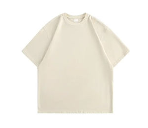 T-shirts Oversize Hip Hop 100% Coton Personnalisables pour Hommes Grandes Tailles 180g Anti-Boulochage Vierge Épaules Tombantes pour Entraînement Sportif - Product Image 2