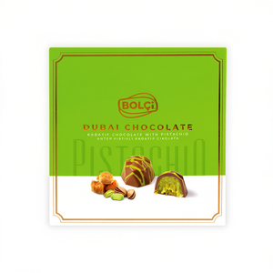 Caja de Kadayif con Sabor a Chocolate Verde de Primera Calidad DUBAI G.96X6 con Pistachos, Confitería Sólida - Product Image 2