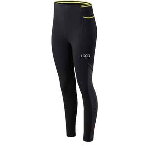 Mallas de Yoga de entrenamiento de cuerpo entero de cintura alta para mujer con logotipo personalizado Spandex/poliéster - Product Image 1