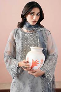 pakistani <b>3</b> pc dress suits for women swiss organza in pakistan salwar kameez women dress women clothing - Product Image 4