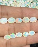 Pierres taillées d'opale éthiopienne naturelle 137 Ct et opale de feu multicolore en vrac pour la fabrication de bijoux, pierre précieuse d'opale en vrac
