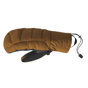 Gants d'hiver personnalisés à prix réduit, mitaines à motifs pour femmes en cuir de mouton véritable et chaud - Product Image 4