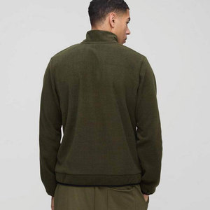 เสื้อสเวตเชิ้ตซิป ¼ ตัว ราคาสุดคุ้ม ผ้าฝ้าย/โพลีเอสเตอร์ ทรงโอเวอร์ไซส์ สำหรับผู้ชาย - Product Image 2