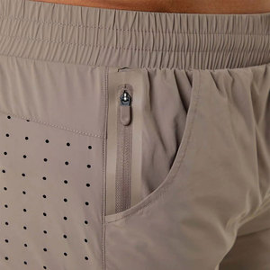 Pantalones Cortos Deportivos Casuales para Hombre, Cintura Media, Secado Rápido, Transpirables, Ligeros, para Gimnasio, Fitness, Running, Entrenamiento, con Cierre Lateral - Product Image 6