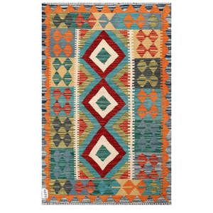 Alfombras Imaco Maimana, Alfombra Kilim Afgana de 128 x 82 cm, Alfombras y Juegos de Alfombras Tradicionales - Product Image 1