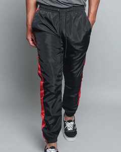 Pantalones cortavientos personalizados Pantalones cortavientos a rayas para hombre - Product Image 1