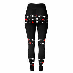 Hot Sale Women's Yoga Leggings Quick-Dry Breathable Spandex/Nylon <b>Winter</b> Gym <b>Tights</b> Printed Pattern Workout Pants Ladies Girls - Product Image 4