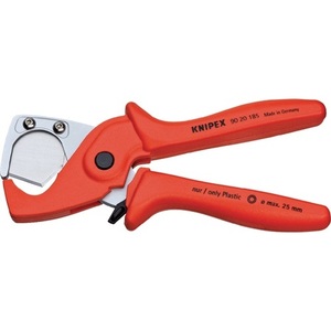 เครื่องตัดท่อพลาสติก KNIPEX สำหรับท่อขนาด 25 มม. ความยาว 185 มม. - Product Image 1