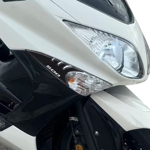 Adesivi 3D Personalizzati per Serbatoio Moto TMAX EYELIDS, Compatibili con Yamaha T MAX SCOOTER 2008, Logo Arrow - Product Image 5