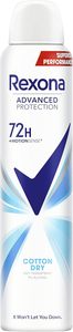 Desodorante en Aerosol Rexona Advance Protection Cotton Dry 72 Horas para Mujer, 200 ml, Paquete de 6 - Product Image 4