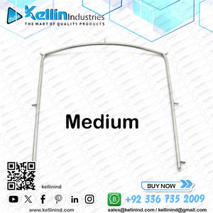 Ensemble manuel de 3 cadres de barrage en caoutchouc en acier inoxydable (petites, moyennes et grandes tailles) pour usage dentaire - Product Image 3