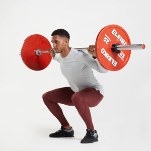 Leggings de yoga pour hommes de haute qualité, respirants, à la mode, avec taille élastique, longueur intégrale, logo personnalisé sur la taille - Product Image 3