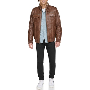 แจ็คเก็ตหนังรุ่นใหม่ ทันสมัย นุ่ม สบาย ราคาโรงงาน ทรงสวย กันน้ำ รับสกรีนโลโก้ - Product Image 5