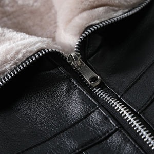 New Casual Winter <b>Canvas</b> Leather <b>Jacket</b> for <b>Men</b> High Street Style Fashion - Product Image 5