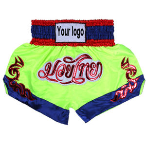 Precio bajo de fábrica al por mayor Muay Thai Shorts Sublimación Elástico Fight Mma Kick Boxing Muay Thai Fight Shorts - Product Image 5