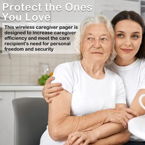 Système d'appel sans fil Daytech 2025 avec affichage numérique, 3 récepteurs enfichables et 6 boutons de panique portables étanches - Product Image 2