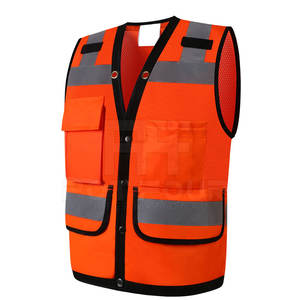 Chaleco DE TRABAJO reflectante de nuevo estilo con el mejor diseño del fabricante para adultos Ropa de seguridad de calidad-Venta al por mayor - Product Image 2