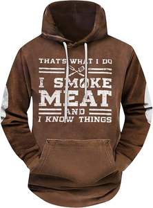 Ventes en gros de sweats à capuche tendance pour hommes, de haute qualité, avec cordon de serrage, style streetwear, classiques pour hommes, 2024 - Product Image 2