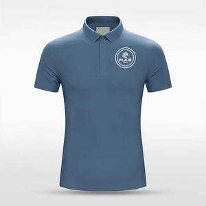 Gran oferta de algodón 100% para hombre, camiseta Polo, logotipo personalizado, buena calidad, Color sólido, estilo informal, patrón, 180g, peso de tela de punto - Product Image 5