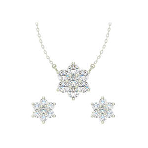 Compre en Línea Conjuntos de Pendientes de Plata de Ley 925 de Primera Calidad para Bodas - Product Image 1