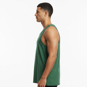 Hommes muscle débardeur OEM usine fournisseur en gros sur mesure sans manches vêtements de gym entraînement gilet fitness décontracté mode sportive - Product Image 3