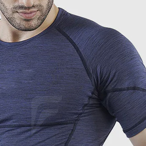 Camisetas de Gimnasio para Hombre al por Mayor, Cómodas, Transpirables, de Secado Rápido, Estilo Urbano, Ropa Deportiva, Logotipo Personalizado, Diseño Liso - Product Image 5