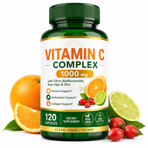 <span class=keywords><strong>C</strong></span>ápsulas de Complejo de <span class=keywords><strong>Vitamina</strong></span> <span class=keywords><strong>C</strong></span> 1000mg <span class=keywords><strong>con</strong></span> <span class=keywords><strong>Bioflavonoides</strong></span> <span class=keywords><strong>C</strong></span>ítricos, Rosa Mosqueta y Zinc, Apoyo Inmunológico, Antioxidante y Colágeno - Product Image 6