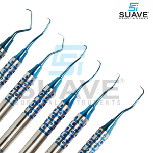 ชุดเครื่องมือขูดหินปูน Gracey สำหรับงานทันตกรรม ทำจากสแตนเลส ใช้ซ้ำได้ ยี่ห้อ SUAVE SURGICAL INSTRUMENTS แบบใช้มือ - Product Image 5