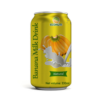 Boisson en purée aromatisée au lait de banane en conserve 330 ml 100% fournisseur Vietnamien