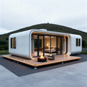 <span class=keywords><strong>Casa</strong></span> Modular Prefabricada <span class=keywords><strong>de</strong></span> Aluminio Plegable, Pequeña y Económica, Tipo Cabaña/Cápsula, <span class=keywords><strong>de</strong></span> 3 Habitaciones, Estilo Apple, para China y <span class=keywords><strong>Venezuela</strong></span> - Product Image 5