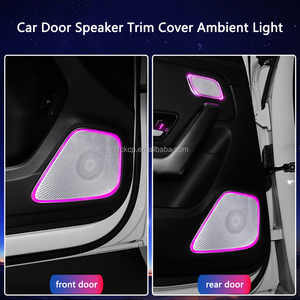 Housse de haut-parleur de milieu de gamme 64 couleurs pour Benz New A/B/<span class=keywords><strong>CLA</strong></span>/GLA/GLB W177 W118 W247 LED Horn Audio Trim Cover - Product Image 5