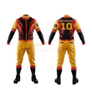 Uniforme de béisbol Paquete al por mayor Impresión por sublimación personalizada Equipo Jersey y pantalones Ropa deportiva Uniformes de Softbol - Product Image 3
